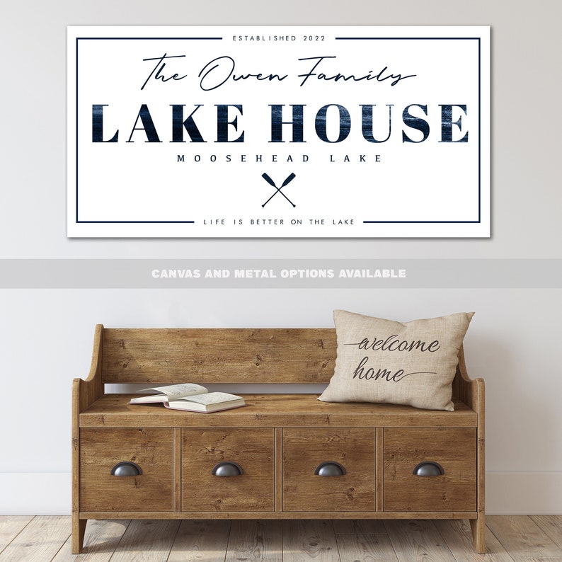 Personalized Lake House Sign - Thumbnail 2