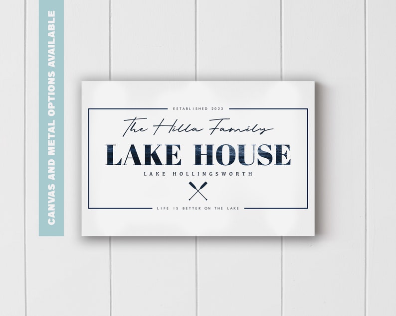 Personalized Lake House Sign - Thumbnail 3
