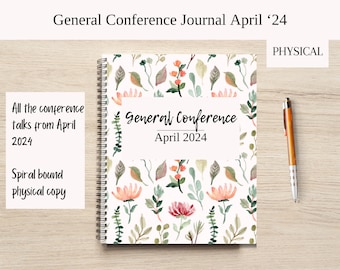 Physical General Conference journal April 2024, LDS
