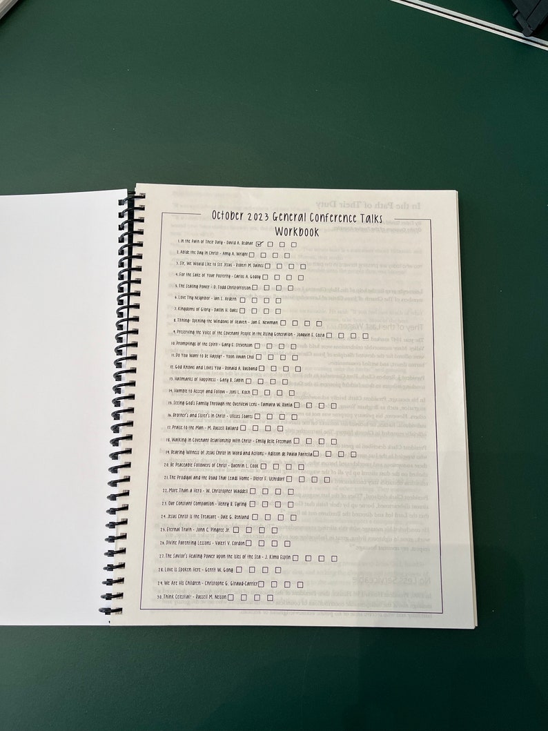 LDS Oct 2023 General Conference Talks, Questions, and Journal, Digital