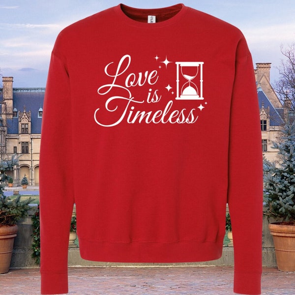 A Biltmore Christmas Sweatshirt Love is Timeless Sweatshirt Hallmark Movie Shirt Kristoffer Polaha Bethany Lenz Hallmark Shirt Tyler Hynes