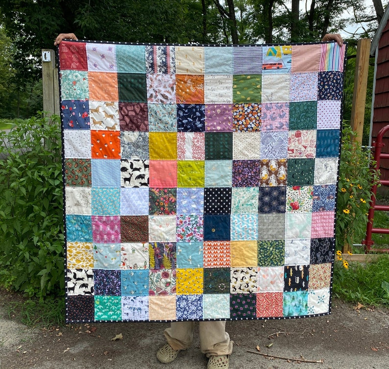 custom made-to-order I spy Quilt Personalized fun and comfort image 1
