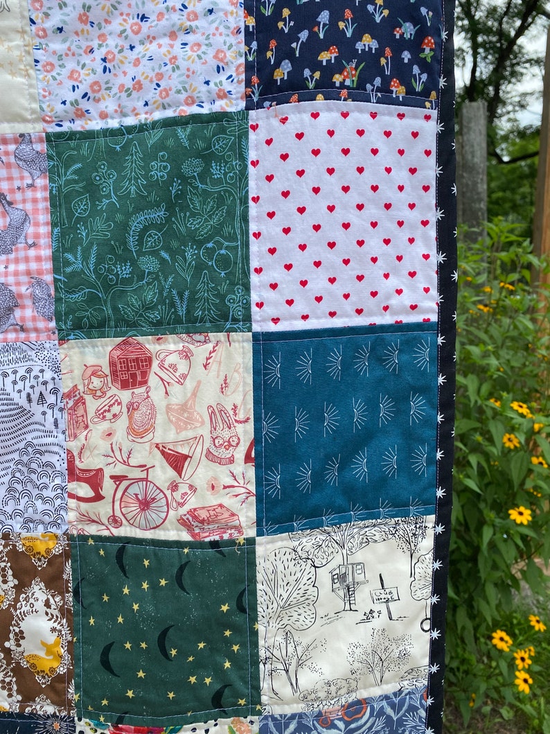 custom made-to-order I spy Quilt Personalized fun and comfort image 4