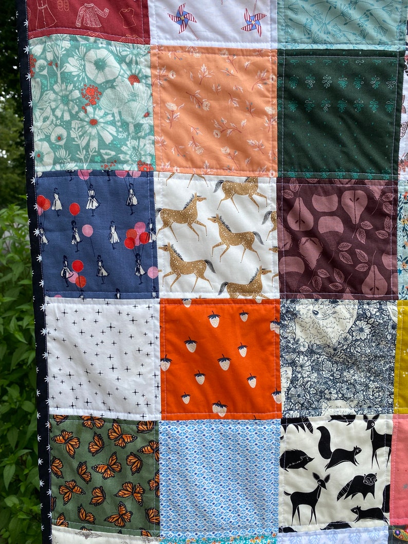 custom made-to-order I spy Quilt Personalized fun and comfort image 2
