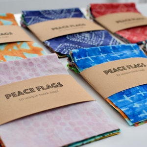 peace flags, prayer flags, porch decor, patio, garden flags, stocking stuffer, hippie gift, girlfriend gift, back to school