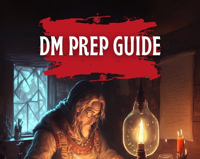 Dm Session Prep Sheet Dnd Prep Sheet Ttrpg Printable Gift