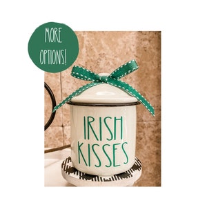 Lucky Charm, Irish Kisses, Gift for Hostess, St. Patrick's Day Tiered Tray, Irish, Lucky Charms, Spring Tiered Tray, St. Patricks Day Decor