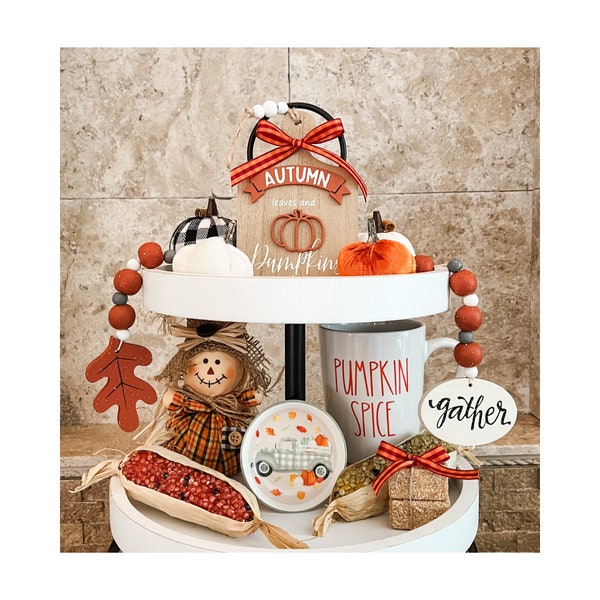Fall Tiered Tray Decor Etsy