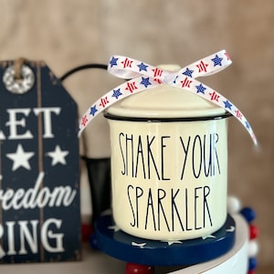 4th of July Decor, Patriotic Decor, Memorial Day Decor, 4th of July Tiered Tray Decor, Americana Decor, Patriotic Tiered Tray Decor