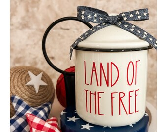 Americana Decor, 4th of July Decor, Patriotic Decor, Memorial Day Decor, Americana, Americana Centerpiece, Tiered Tray Decor, Home Decor