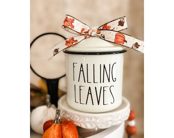 FALLING LEAVES, Sweater Weather, Pumpkin Spice, Tiered Tray, Fall Tiered Tray Decor, Give Thanks, Tiered Tray Decor, Fall Decor, Ships Fast
