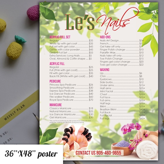 nail design prices