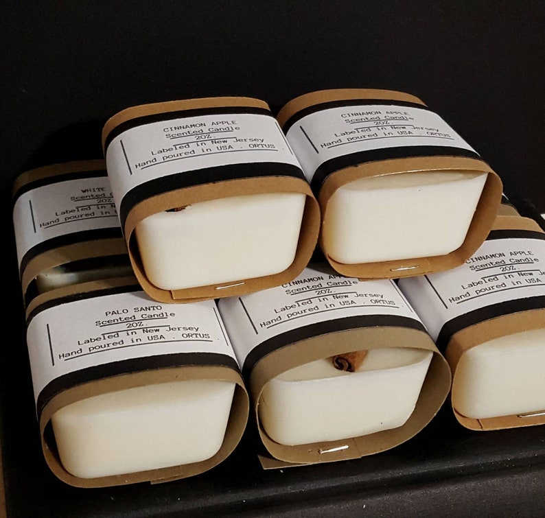 PERSONALIZED 2 oz Soy wax scented candle refill Etsy