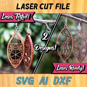 Sacred Geometry Earring SVG, digital download,earring cut files,earrings dxf,earrings dxf laser, earring template, Earring Bundle svg