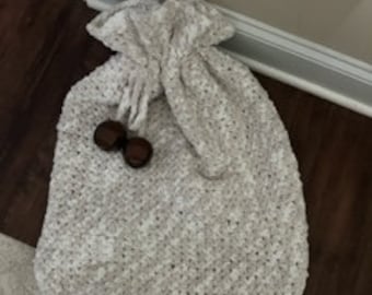 Farmhouse Style  Crochet Santa Bag *PATTERN ONLY*