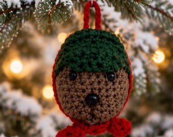 Emmet Otter Inspired Crochet Ornament