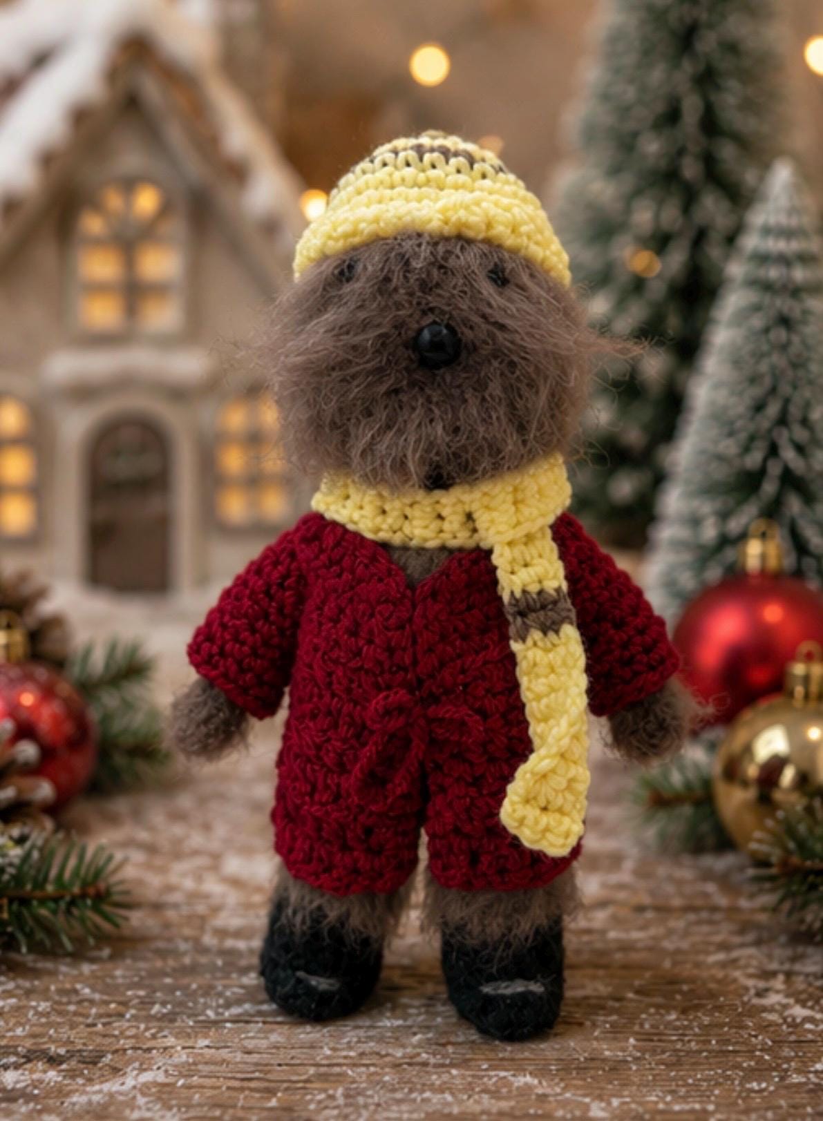 Wendell Porcupine - Handmade Crochet Collectible Inspired by Emmet