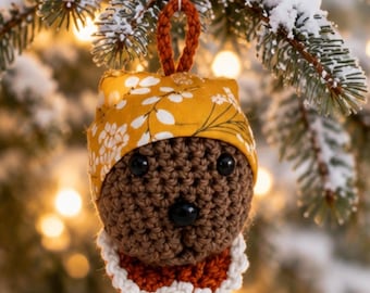 Ma Otter Inspired Crochet Ornament