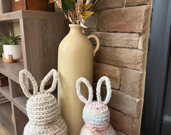 Rustic Farmhouse Crochet Bunny