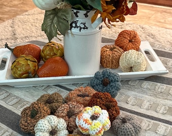 Handmade Crochet Pumpkins