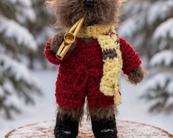Wendell Porcupine - Handmade Crochet Collectible Inspired by Emmet