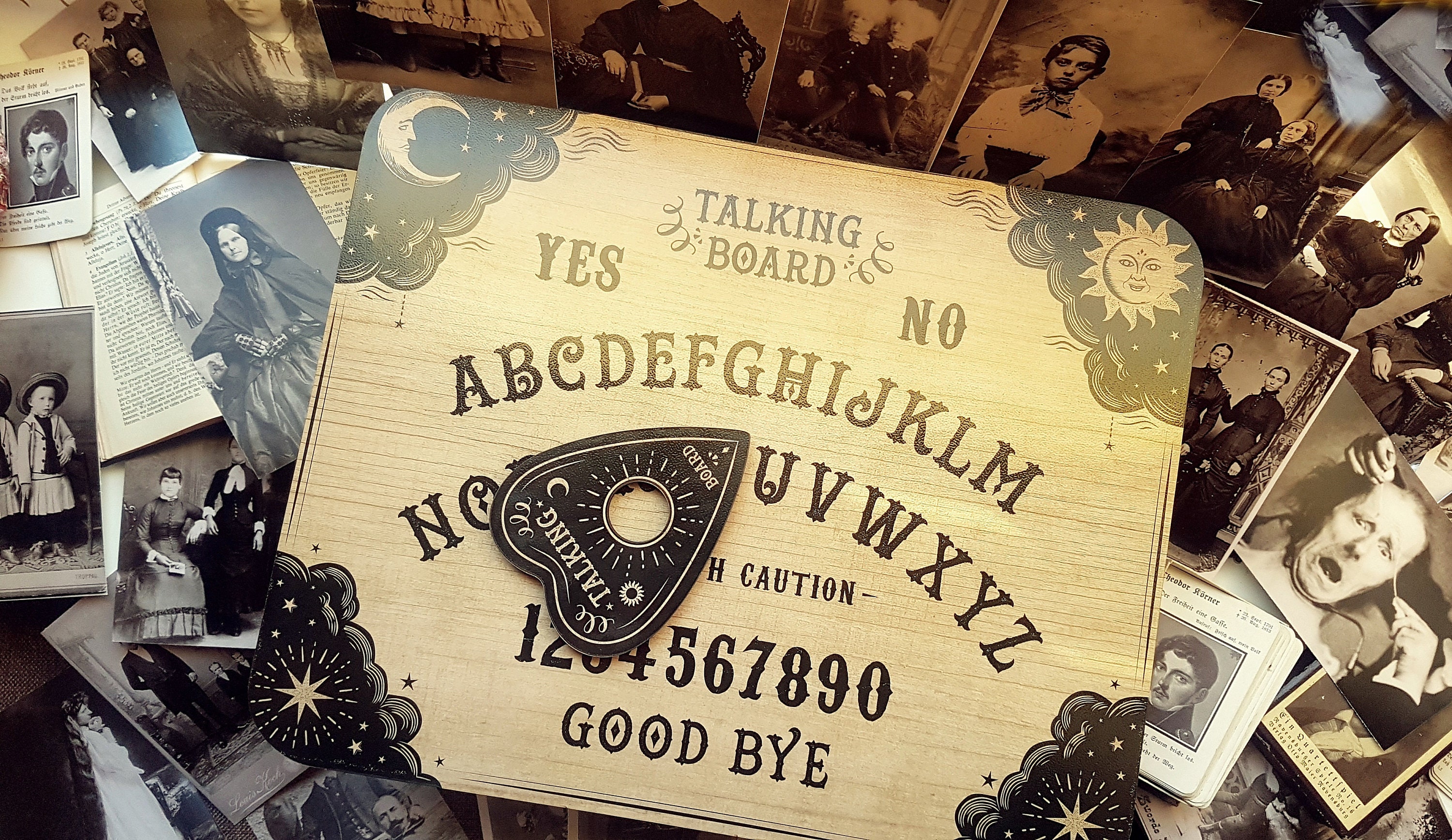 Ouija Classical Spirit Board, Spiritism Séance, Seance. Yes No ...