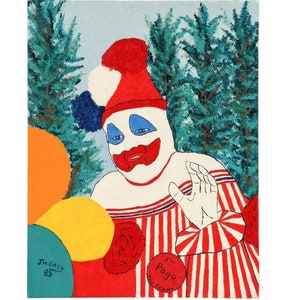 【貴重】 John Gacy ジョンゲイシー POGO ART雑貨 John wayne gacy painting - Etsy 日本