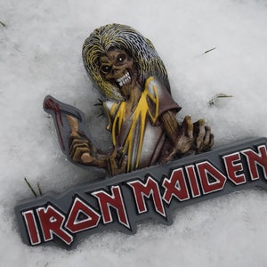 Iron Maiden The Killers Eddie Official Fridge Magnet, music memorabilia music fan, UK Eddie Bruce Dickinson, Fear of The Dark, elceltic home
