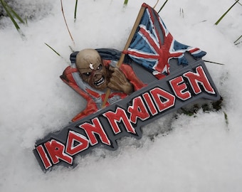 Iron Maiden The Trooper Official Fridge Magnet, music memorabilia, music fan, UK Eddie, Bruce Dickinson, Fear of The Dark, elceltic home