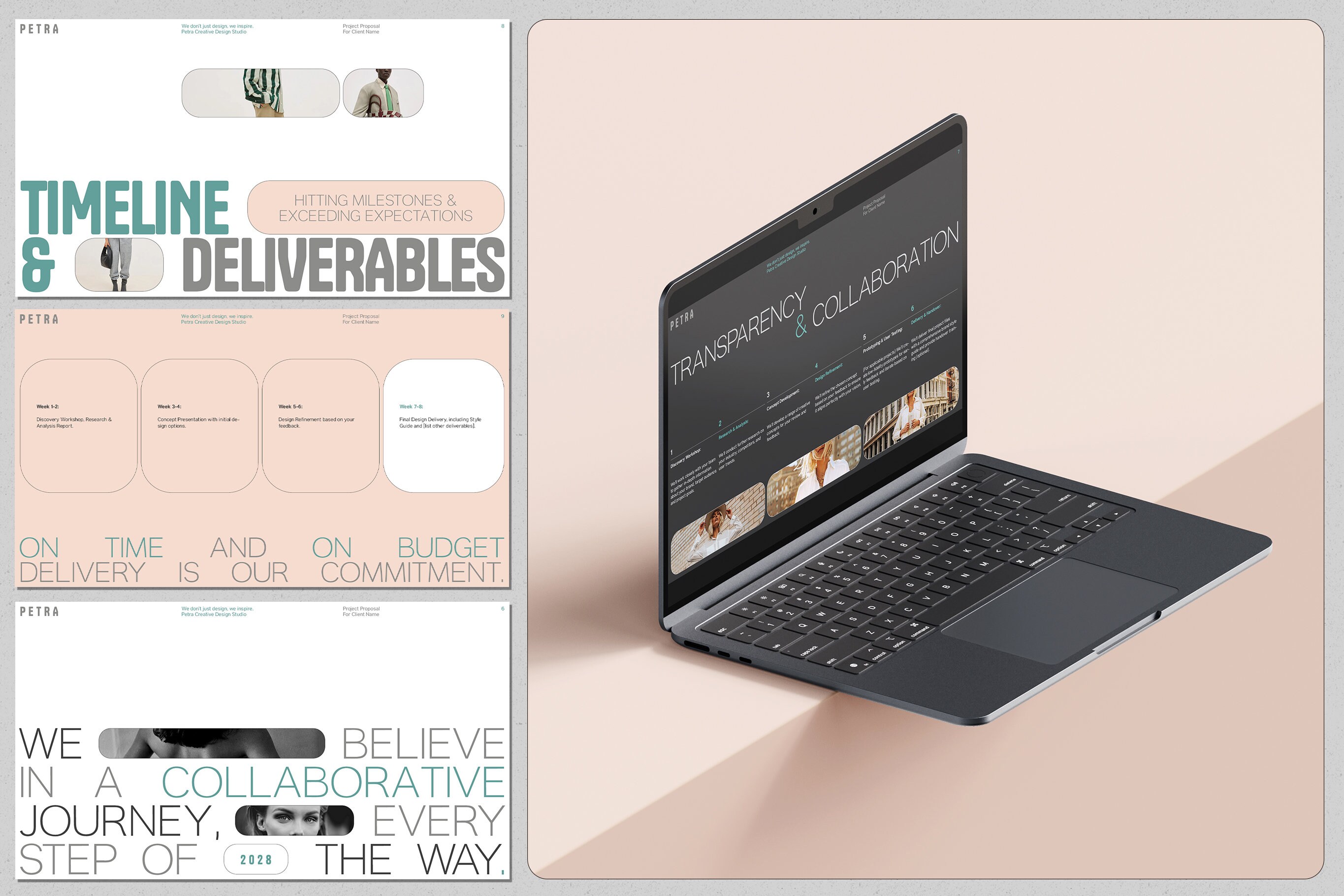 Petra Project Proposal, Canva, Indesign, Powerpoint, Publisher, Fashion ...