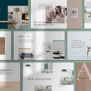 Ciri Interior Design and Home Decoration Presentation with Earth Tones and Neutral Colors for PowerPoint, Keynote and Google Slides