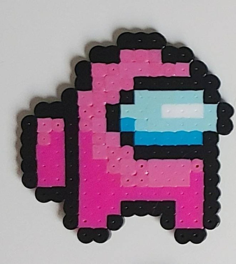 Among Us X Pixel Perler Beads Etsy