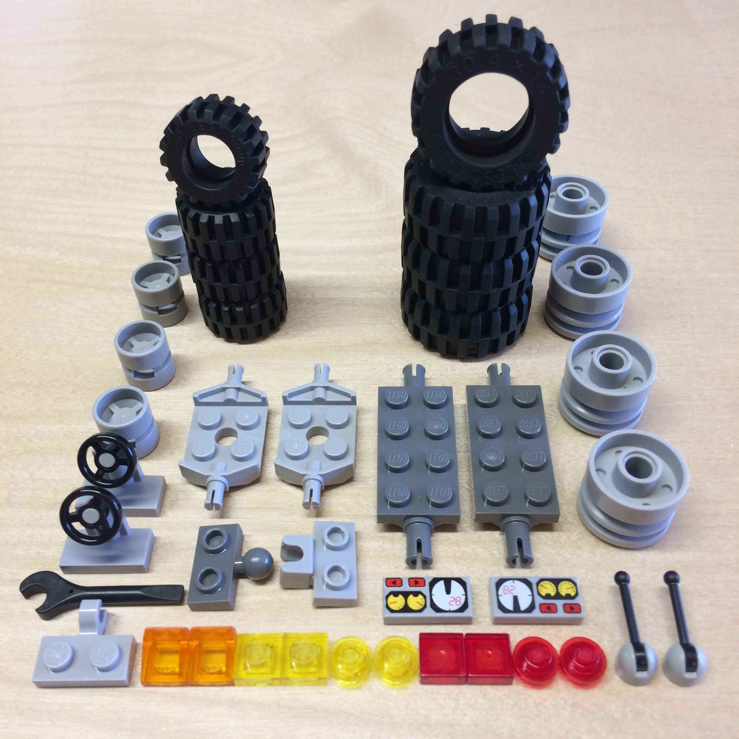 lego wheels and axles