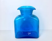 Aqua Blenko Pitcher