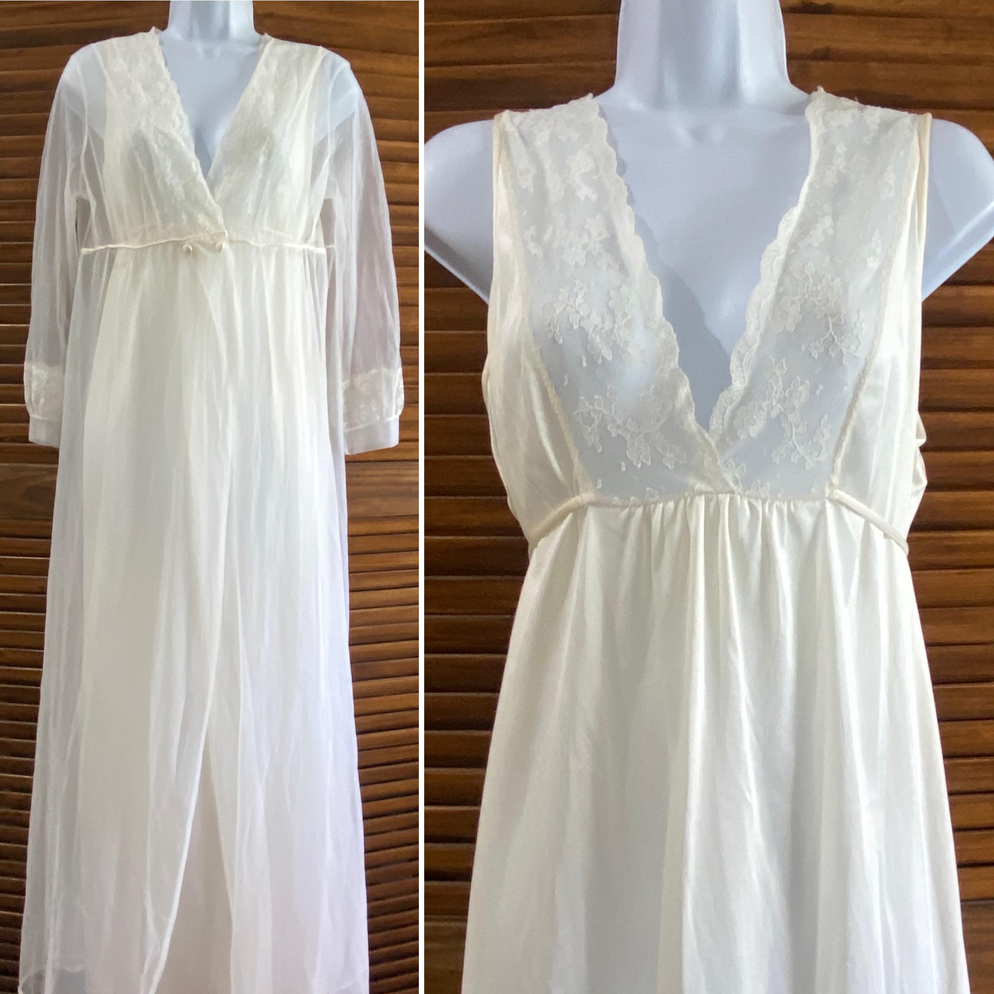 Vintage Lace Robe - Etsy