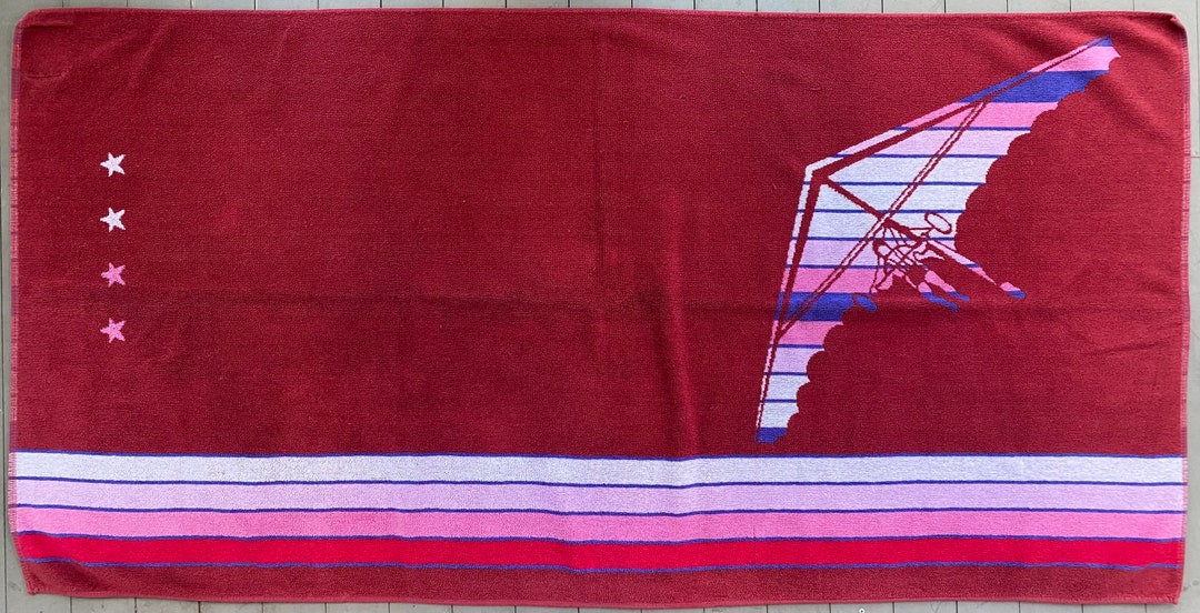 Vintage Kmart Beach Towel 1970's Retro Beach Towel Hang Etsy