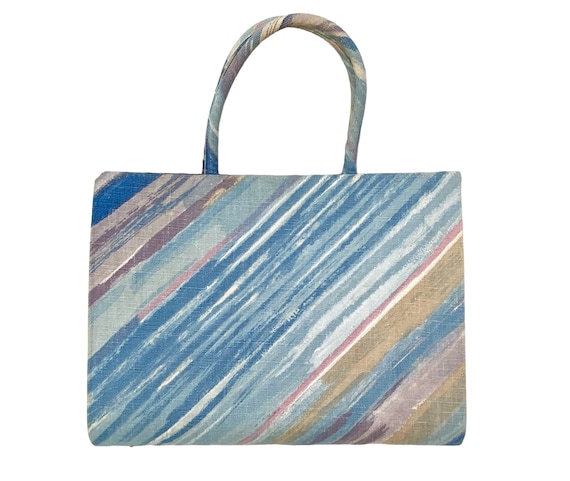 Vintage Margaret Smith Brushstroke Cotton Tote, V… - image 3