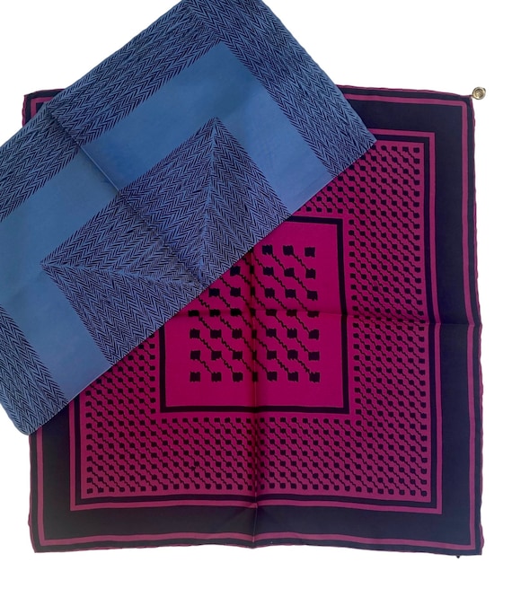 Vintage handkerchief mens pocket Gem