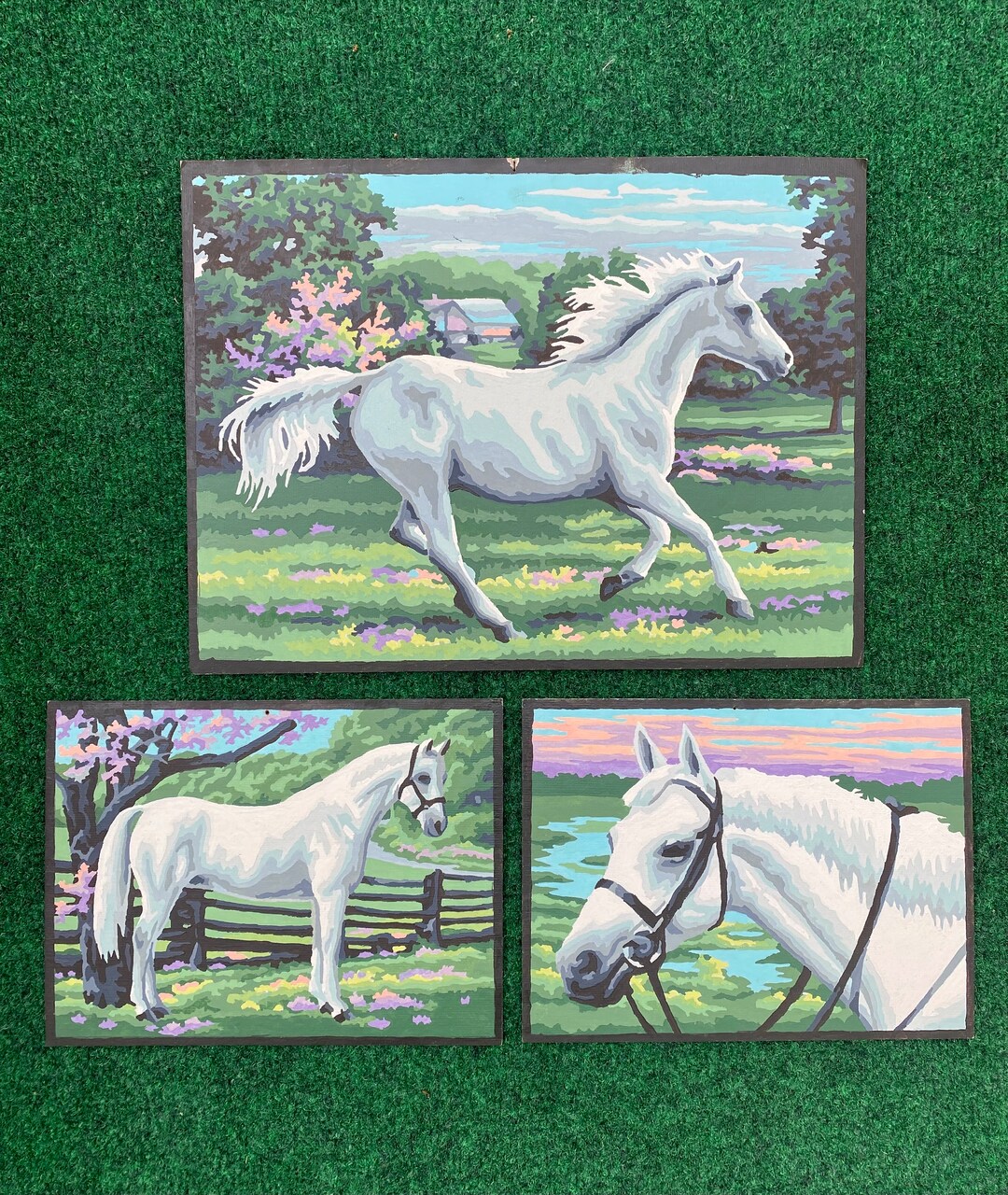 Vintage Paint by Numbers Horse Paint by Numbers Equestrian Etsy