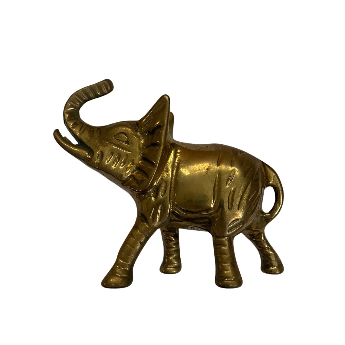 Vintage Brass Elephant Figurine Brass Animals Vintage Brass Etsy