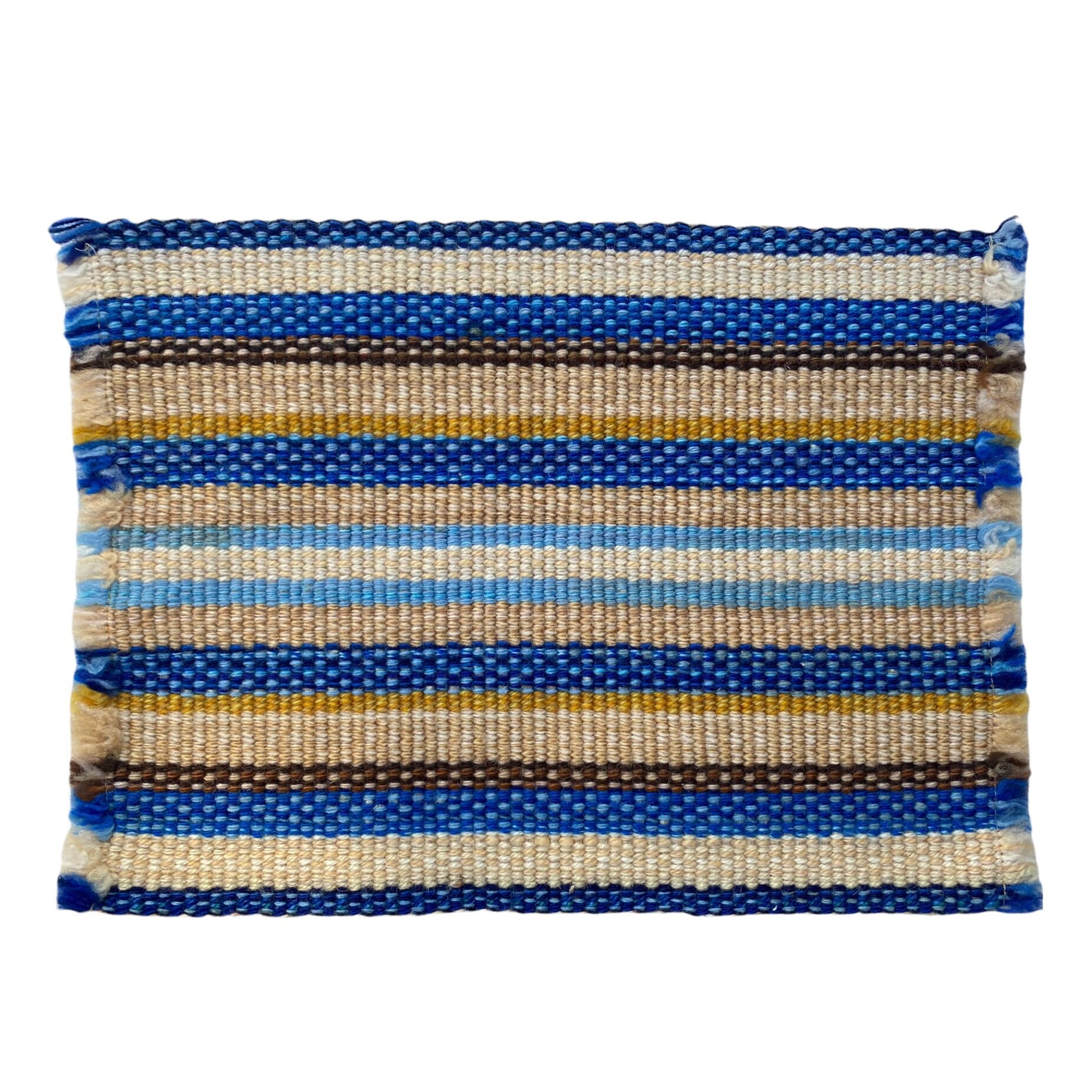 4 Vintage Wool Blend Woven Placemats 1970's Etsy