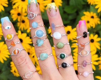 crystal rings for sale