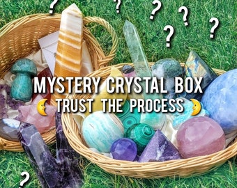 Ultimate Crystal Mystery Box: Gemstone Assortment, Spiritual Gift Set
