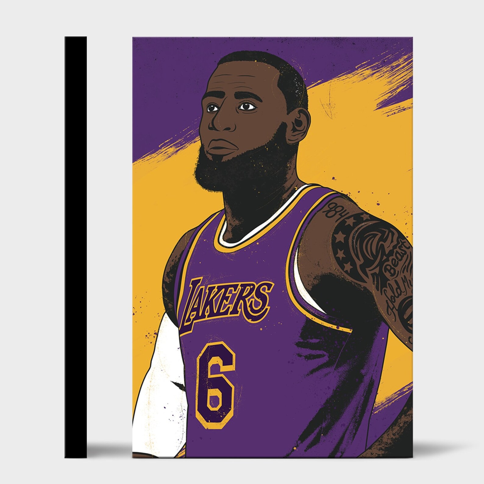 Los Angeles Lakers Decor Los Angeles Lakers Wall Art Los Etsy
