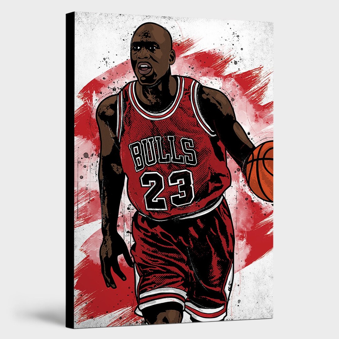 Chicago Bulls Decor Chicago Bulls Wall Art Chicago Bulls Etsy
