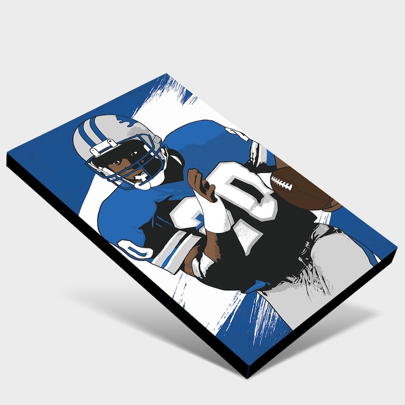 Detroit Lions Decor: Detroit Lions Wall Art Detroit Lions | Etsy