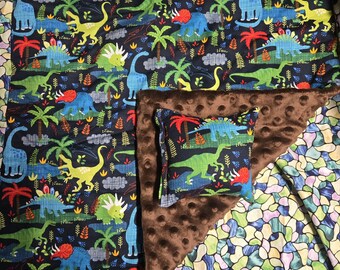 Bearded dragon blanket set jurassic