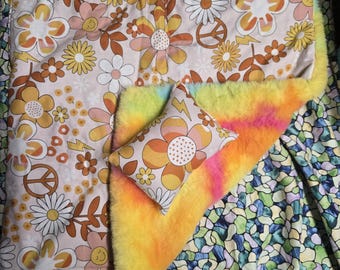 Bearded dragon blanket set hippie vibes