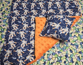 Bearded dragon blanket set space man