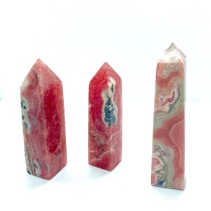 High Grade Rhodochrosite Tower
